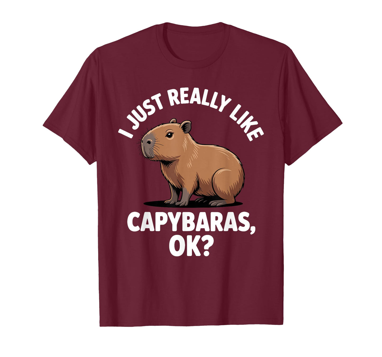 Funny Capybara Art for Men Women Kids Capy Rodent Capybara T-Shirt
