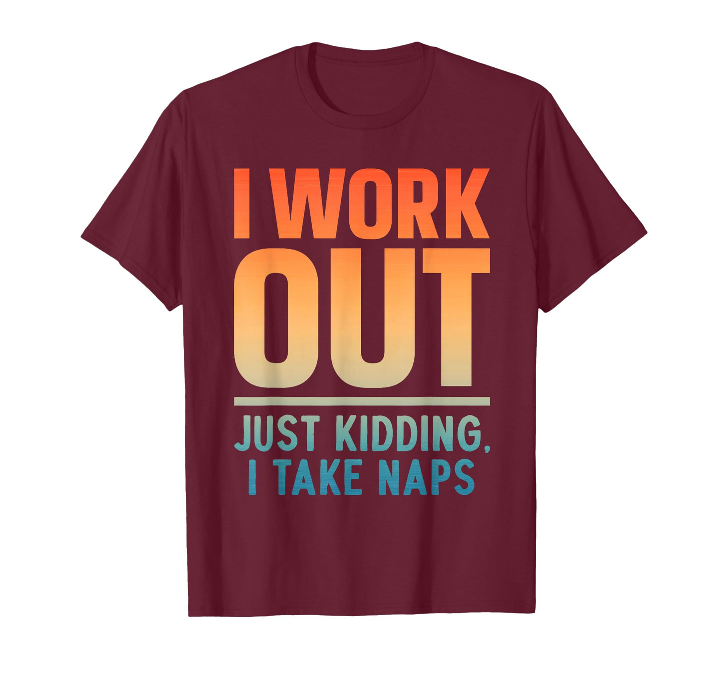 Funny Nap Art for Men Women Work Out Sleep Napping Nap Lover T-Shirt