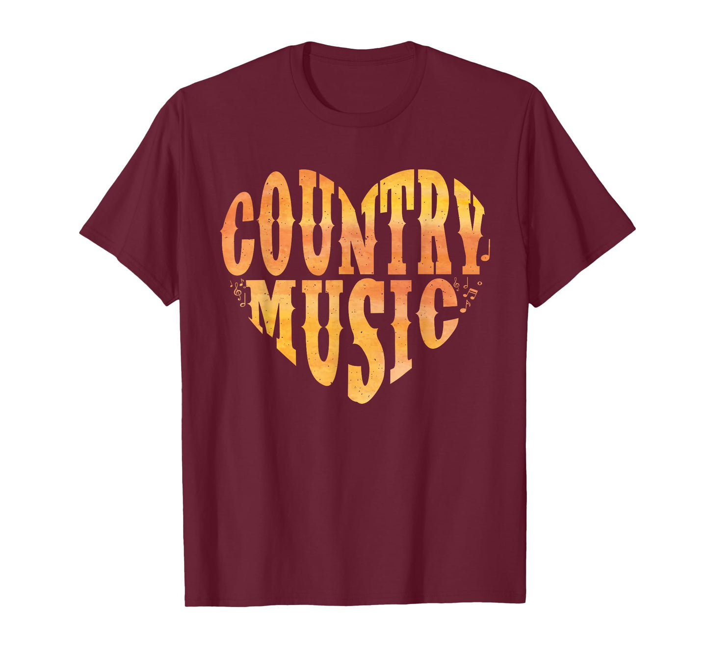Cute Country Music Art for Men Women Concert Country Music T-Shirt
