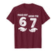 7 Years Old Birthday Peace Out 6 Now I'm 7 67 Birthday Kids T-Shirt