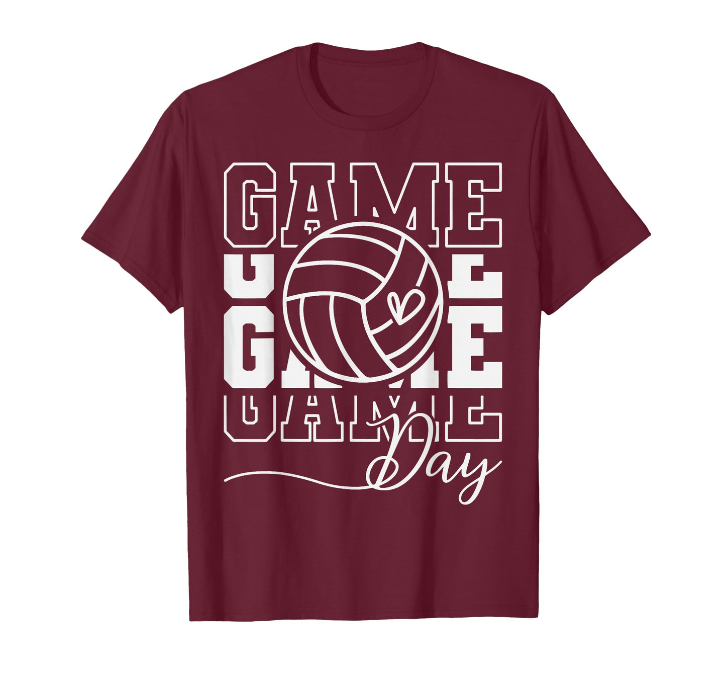 Volleyball Game Day Vibes Volley Lover Player & Coach Womens T-Shirt
