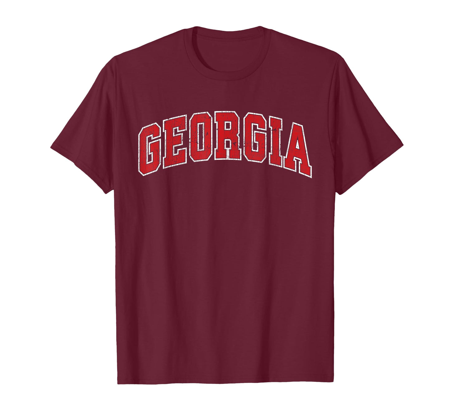 Georgia GA Retro Vintage Athletic Sports Design 80's Style T-Shirt