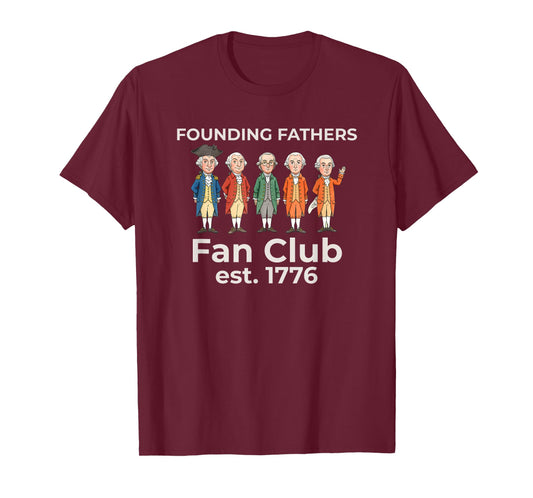 Founding Fathers Fan Club 1776 T-Shirt