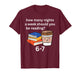 Funny 67 Meme English Teacher Reading Book Lover Humor T-Shirt