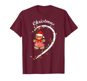 Merry Christmas Gingerbread Couple Christmas Pajama Matching T-Shirt