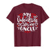 My Valentine Calls Me Uncle Cute Heart Valentine's Day T-Shirt