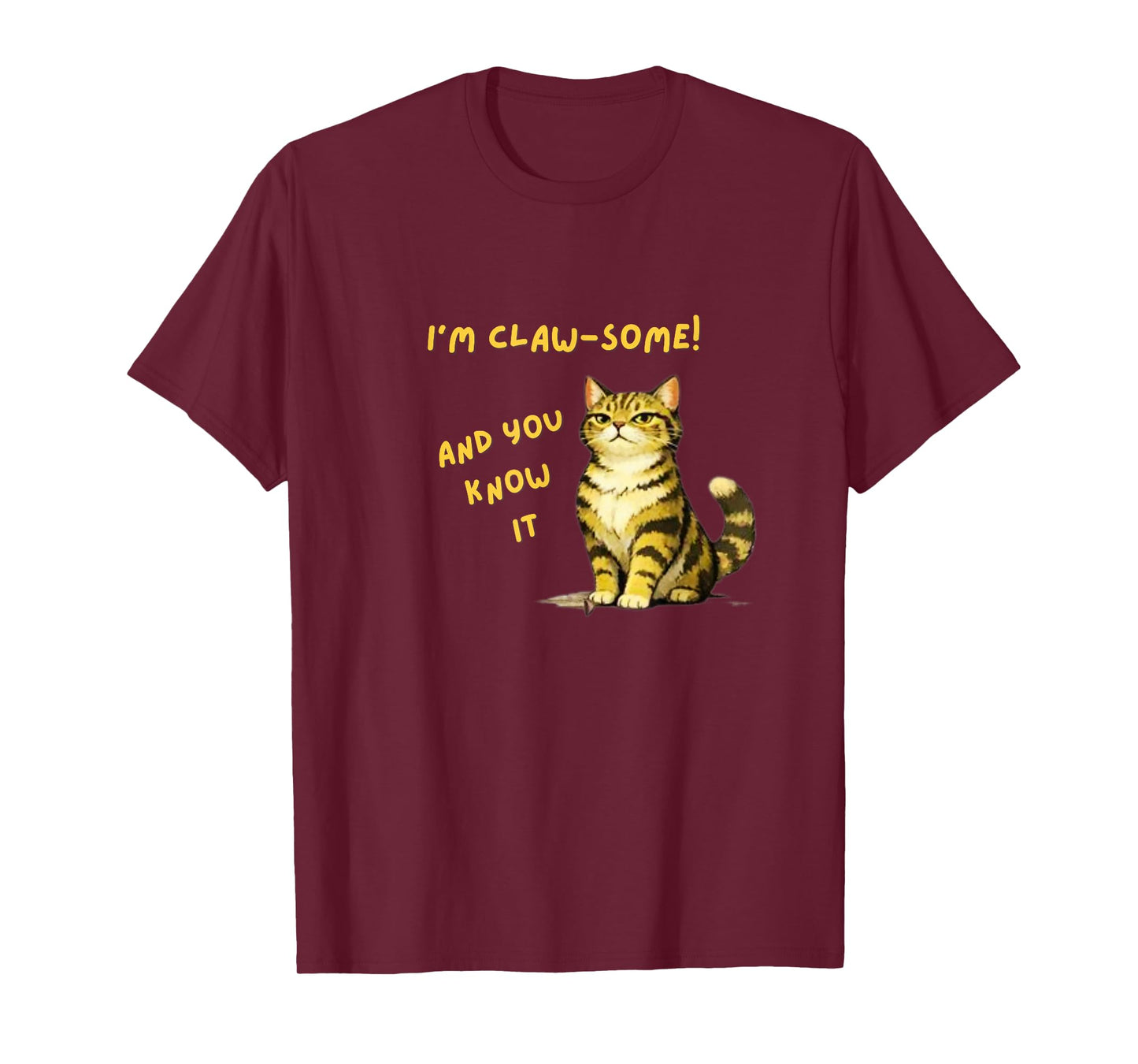 Funny Cat Fashion, Merchandise, Animal Lovers, Pet Owners T-Shirt