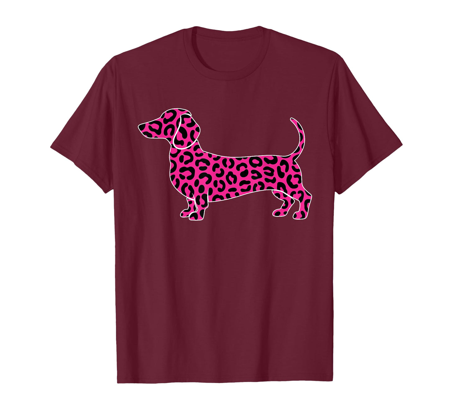 Dachshund Wiener Leopard Wiener Dog for Women T-Shirt