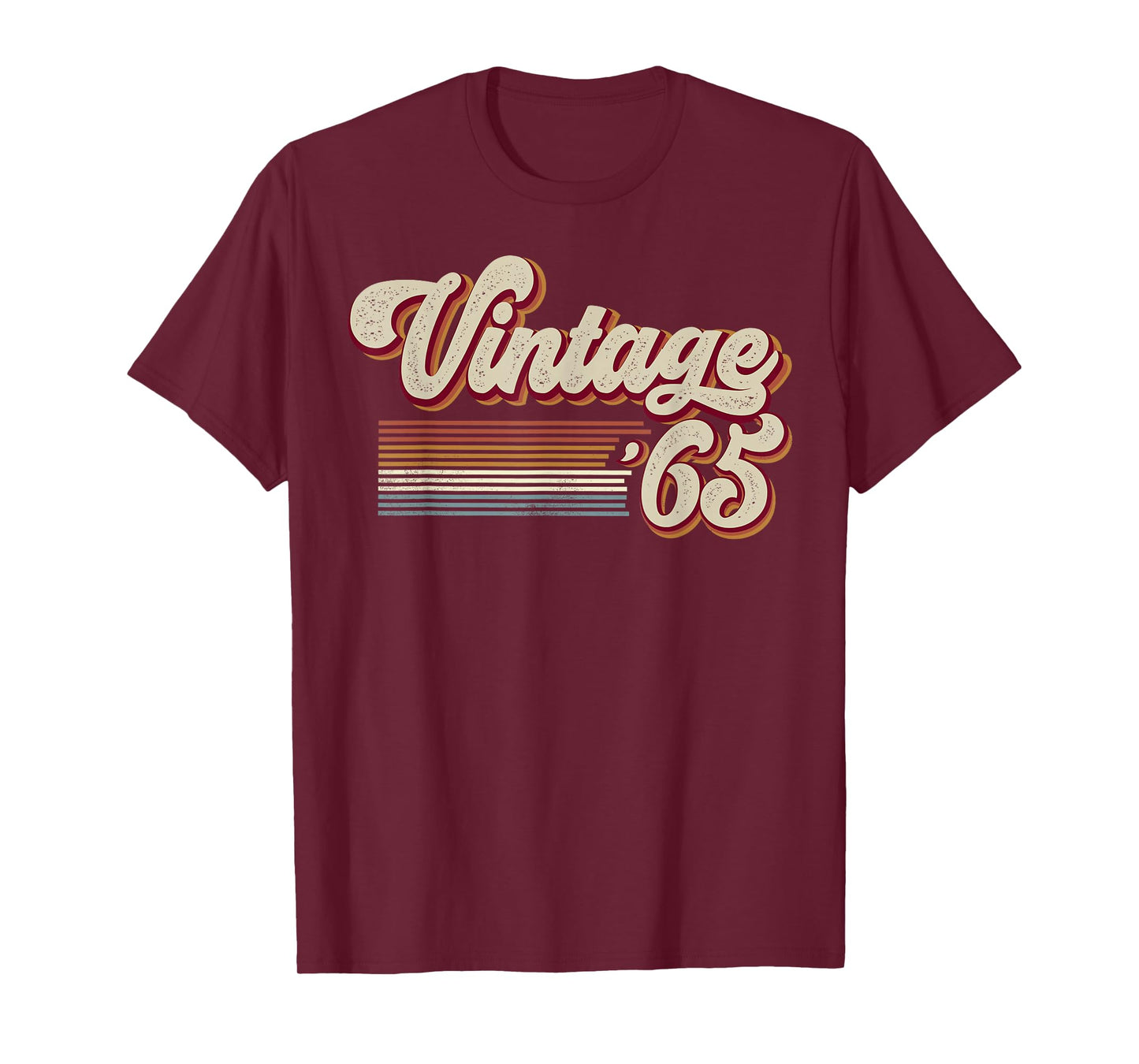 Vintage 1965 Retro Sunset Classic 60-Year-Old 60th Birthday T-Shirt