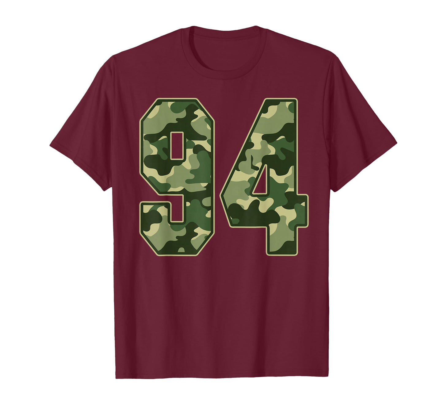 Camo #94 Jersey Number 94 Uniform Fan Favorite Player T-Shirt