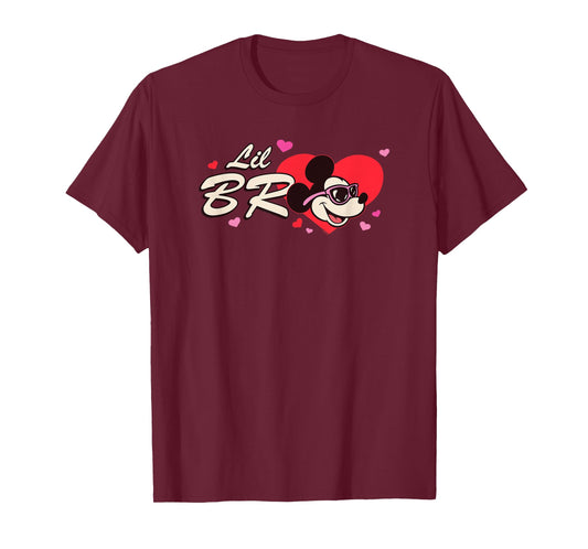 Disney Valentine's Day Lil Bro Gift Family Matching Trip T-Shirt