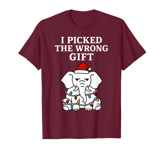 Christmas Men Women Kids Funny White Elephant T-Shirt