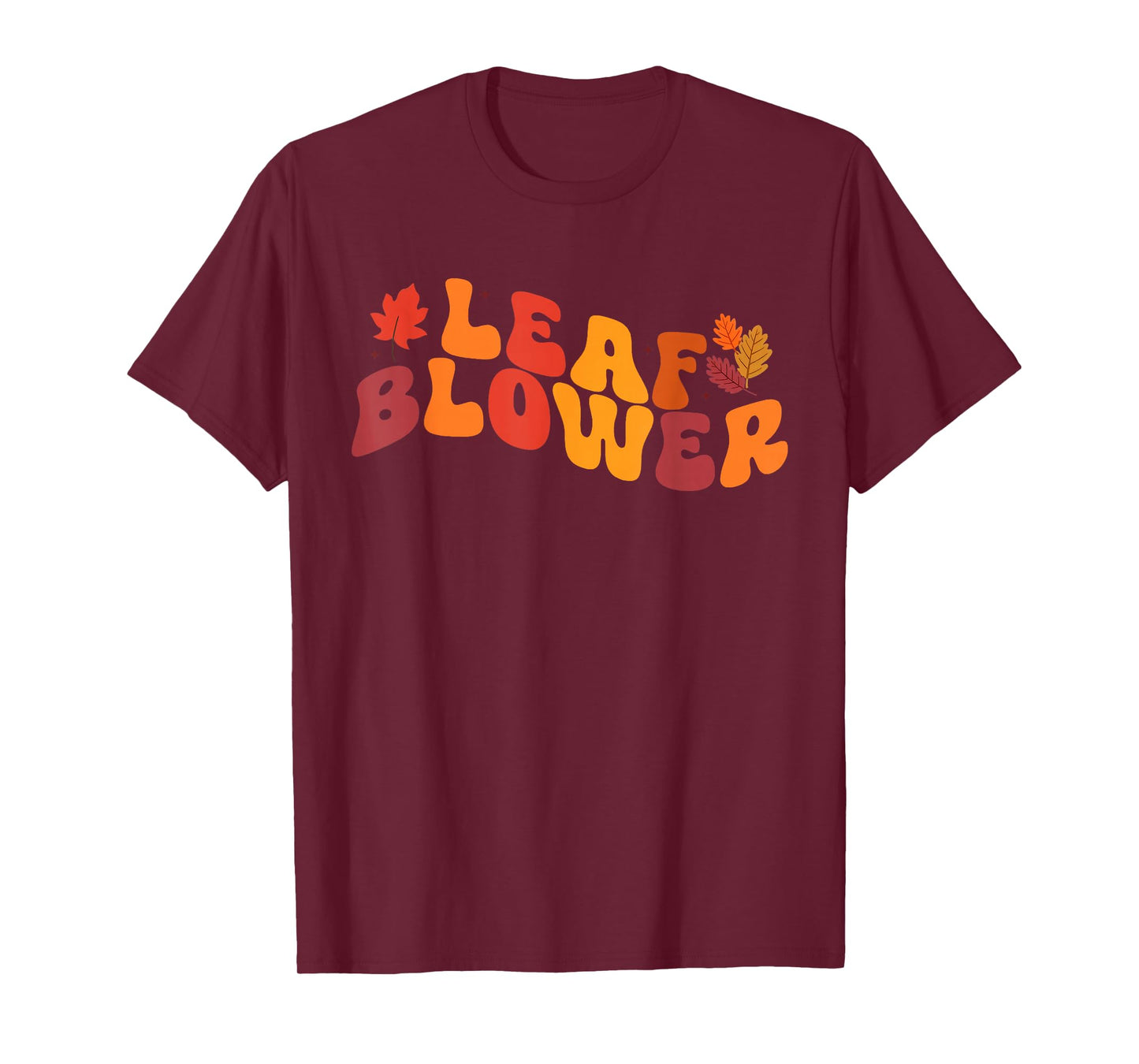 Funny Leaf Blower Fall Costume Couple Halloween Matching T-Shirt