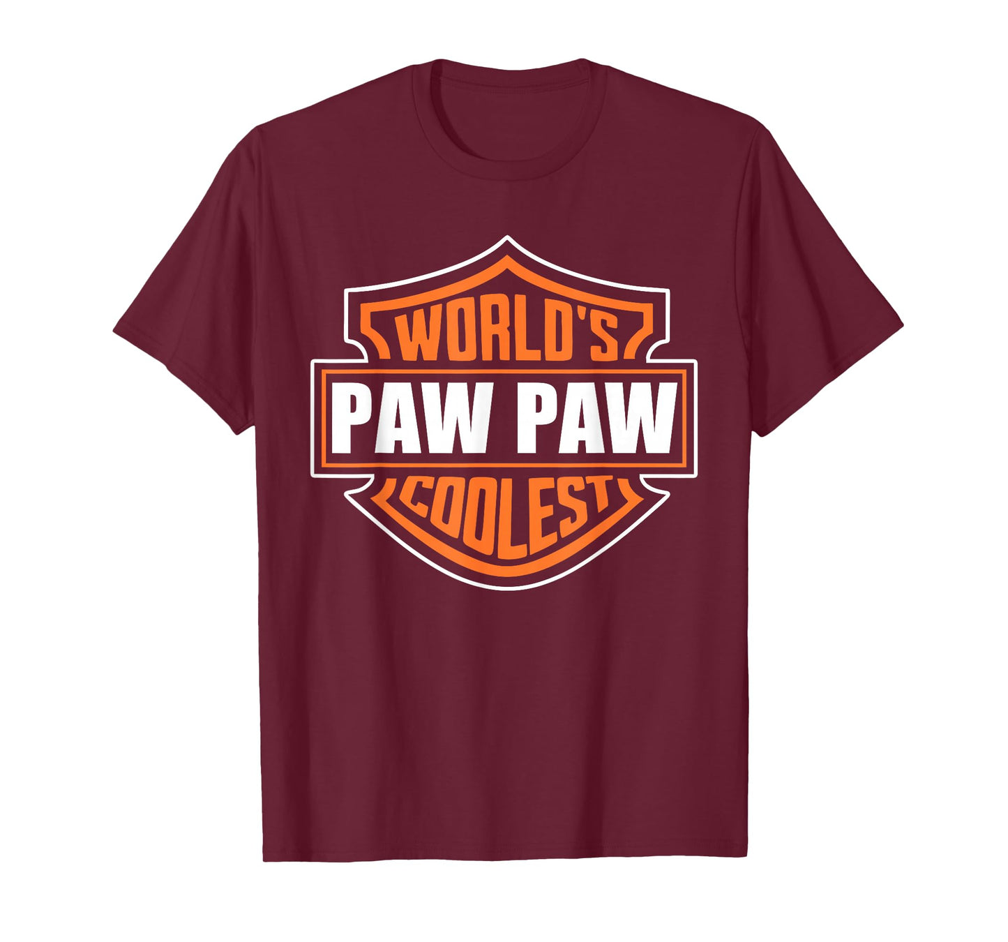 Retro World's Coolest Paw Paw Matching Family Reunion Outfit T-Shirt