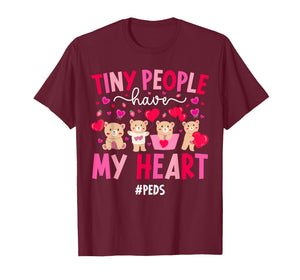 Valentine Peds Nurse Valentines Day Pediatric Nurse T-Shirt