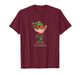 Pretty Christmas Elf in Cowboy Look Costume T-Shirt