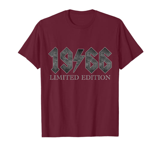 Vintage 1966 Classic 60 Years Old Bday 60th Birthday Rock T-Shirt