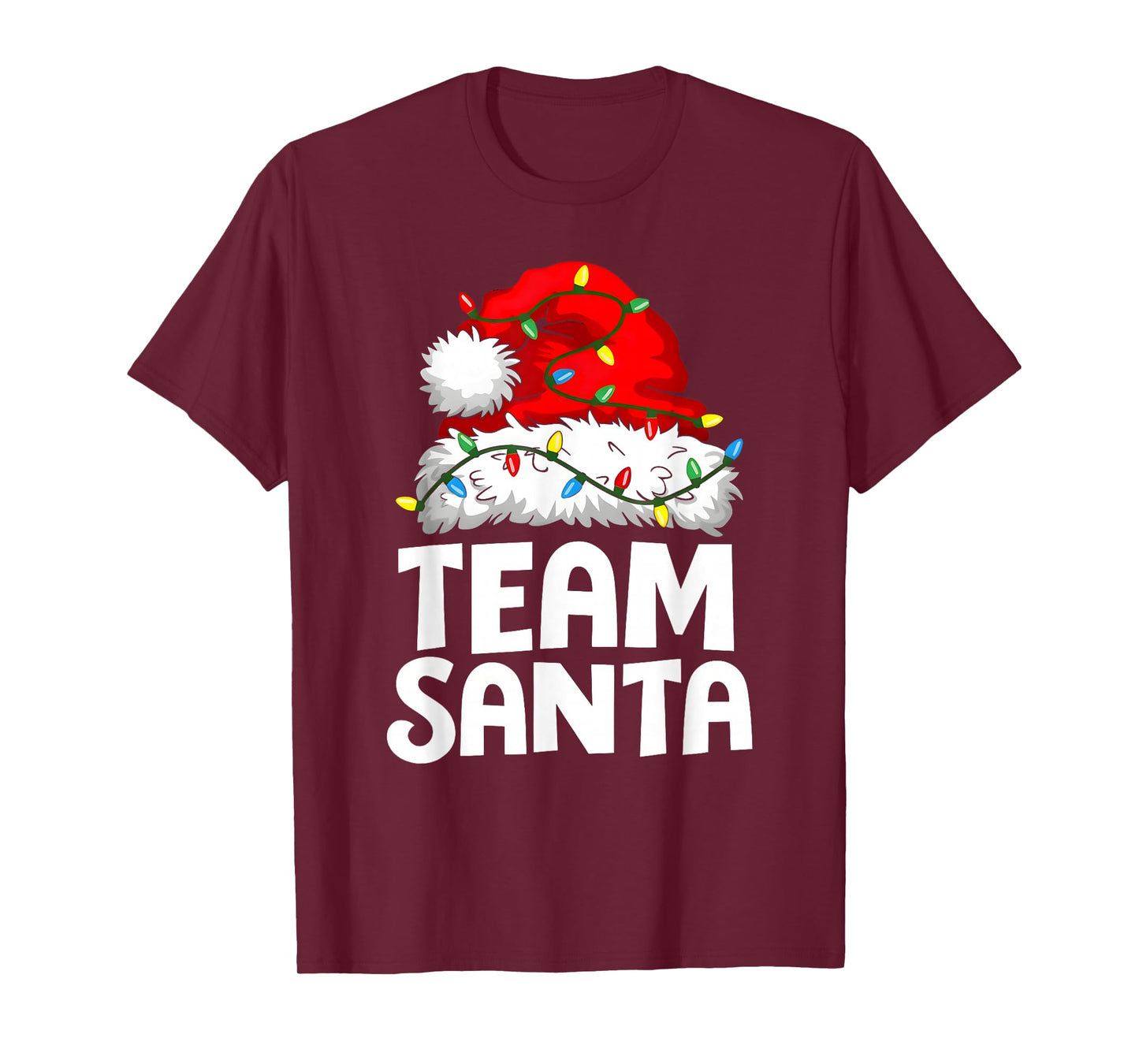 Team Santa Christmas Squad Family Matching Pajamas Boys Men T-Shirt