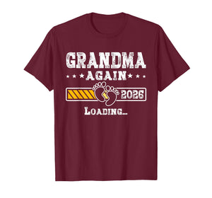 Grandma Again 2026 Loading Soon to Be Grandma T-Shirt