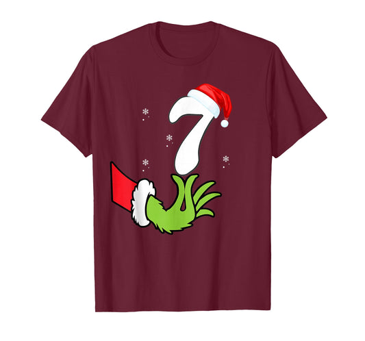 Funny 67 Six Seven Meme Couples Matching Christmas 7 Seven T-Shirt