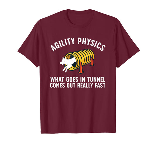 Funny Dog Agility Art for Men Women Dog Trainer Dog Training T-Shirt