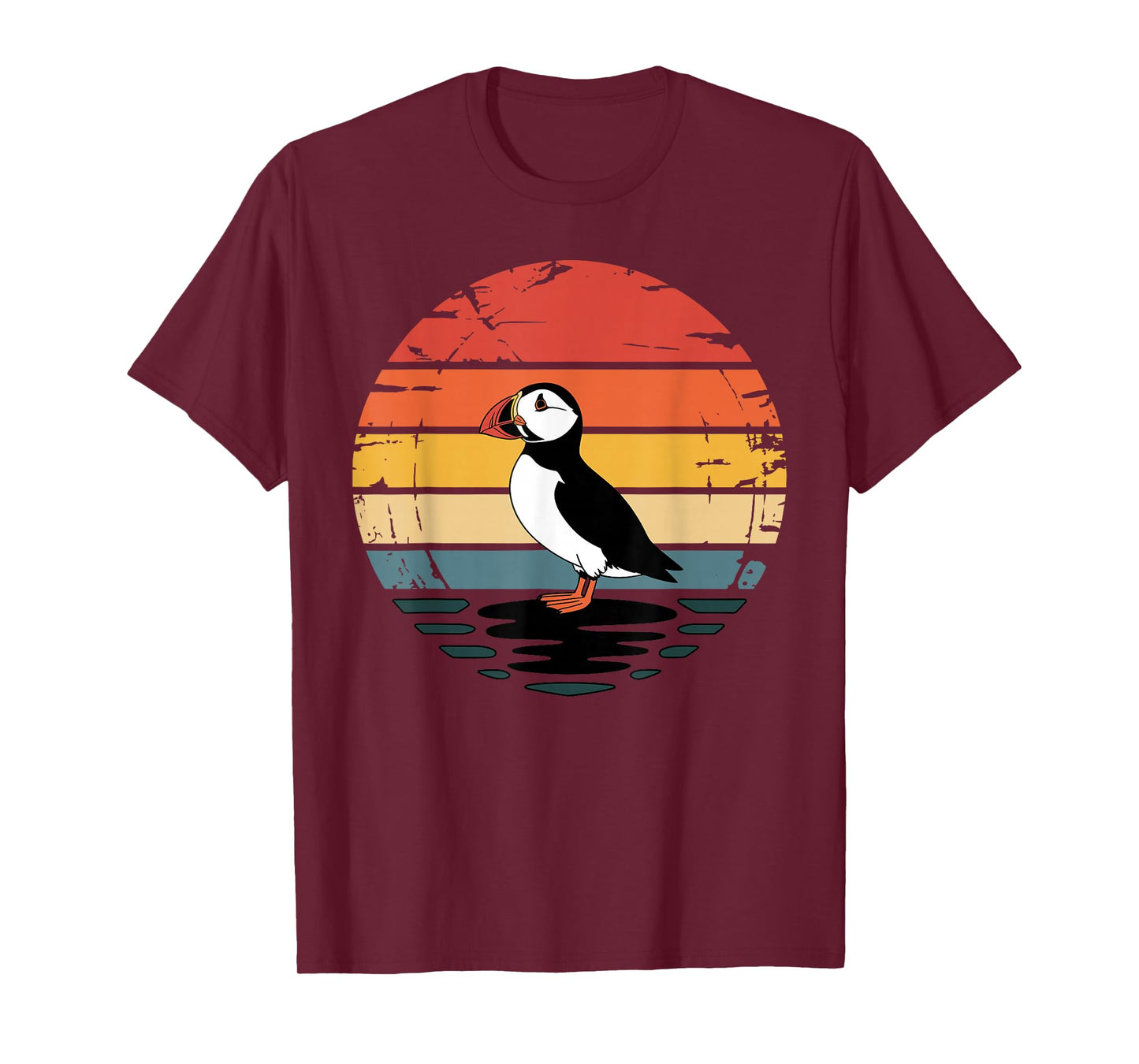Funny Puffin Art for Men Women Bird Iceland Animal Puffin T-Shirt