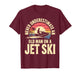 Jet Ski Art for Grandpa Men Jetski Lover Water Sport Jet Ski T-Shirt