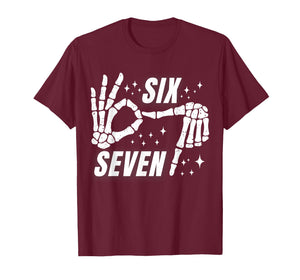 Six Seven Gen Alpha Slang Funny 6 7 Meme T-Shirt