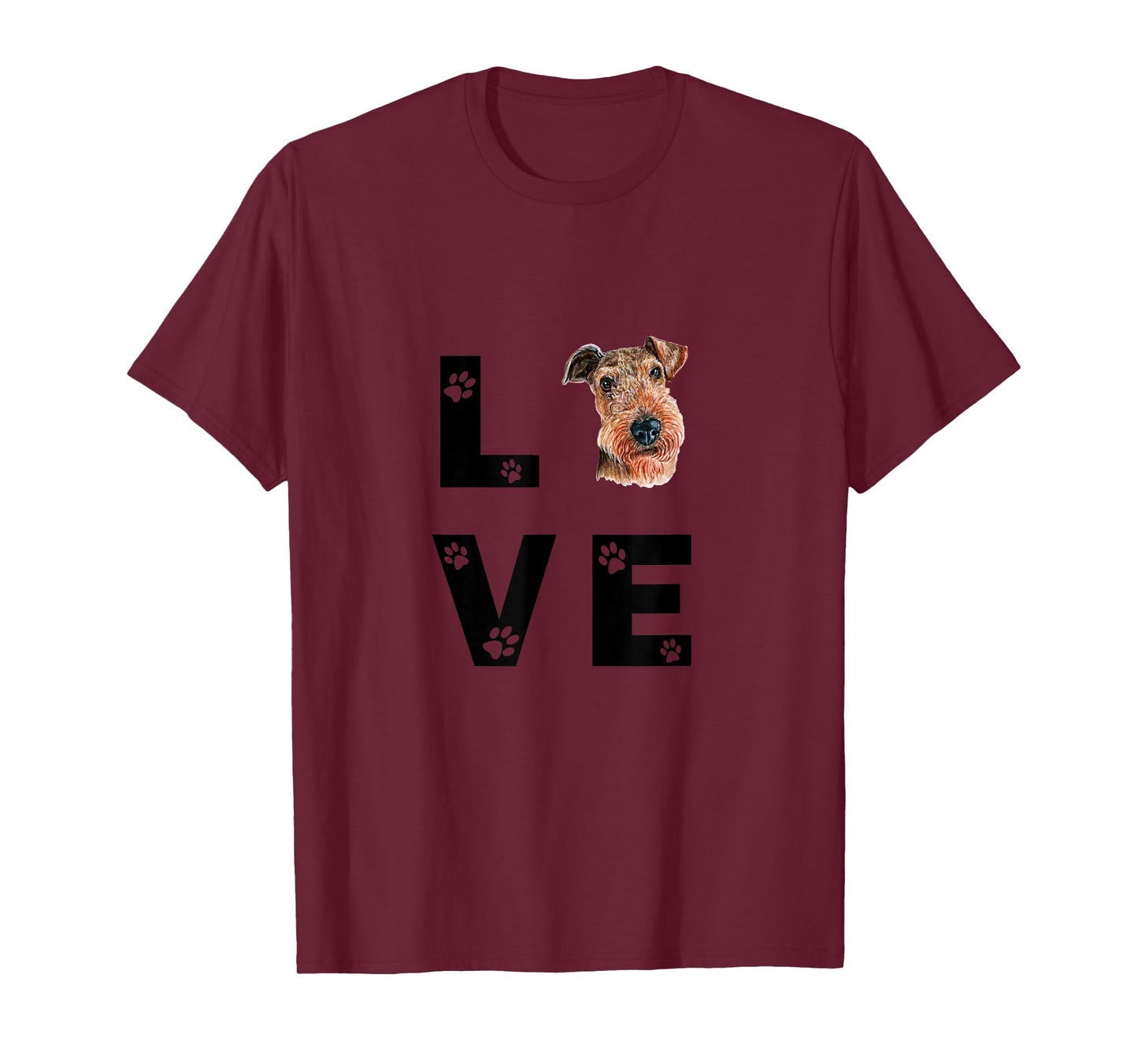 Cute Airedale Terrier Dog Puppy Love Gift T-Shirt