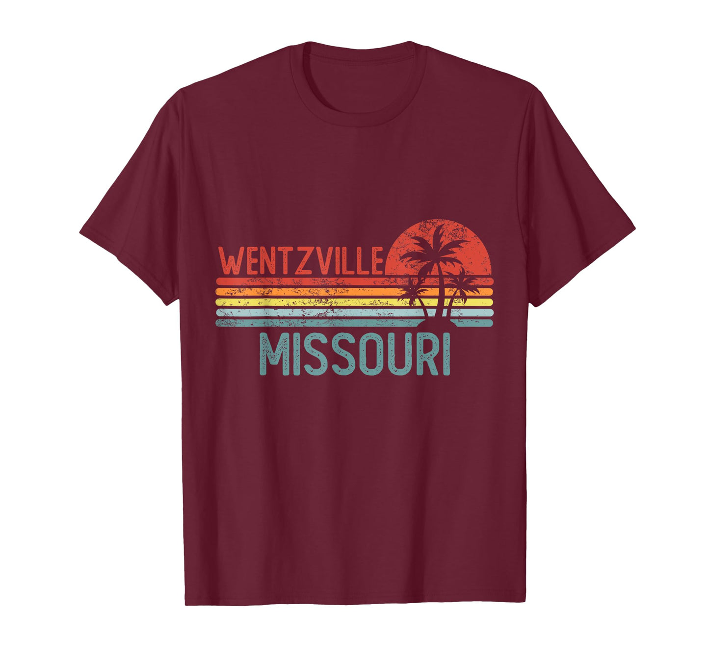 Wentzville Missouri Funny USA City Trip Home Roots T-Shirt