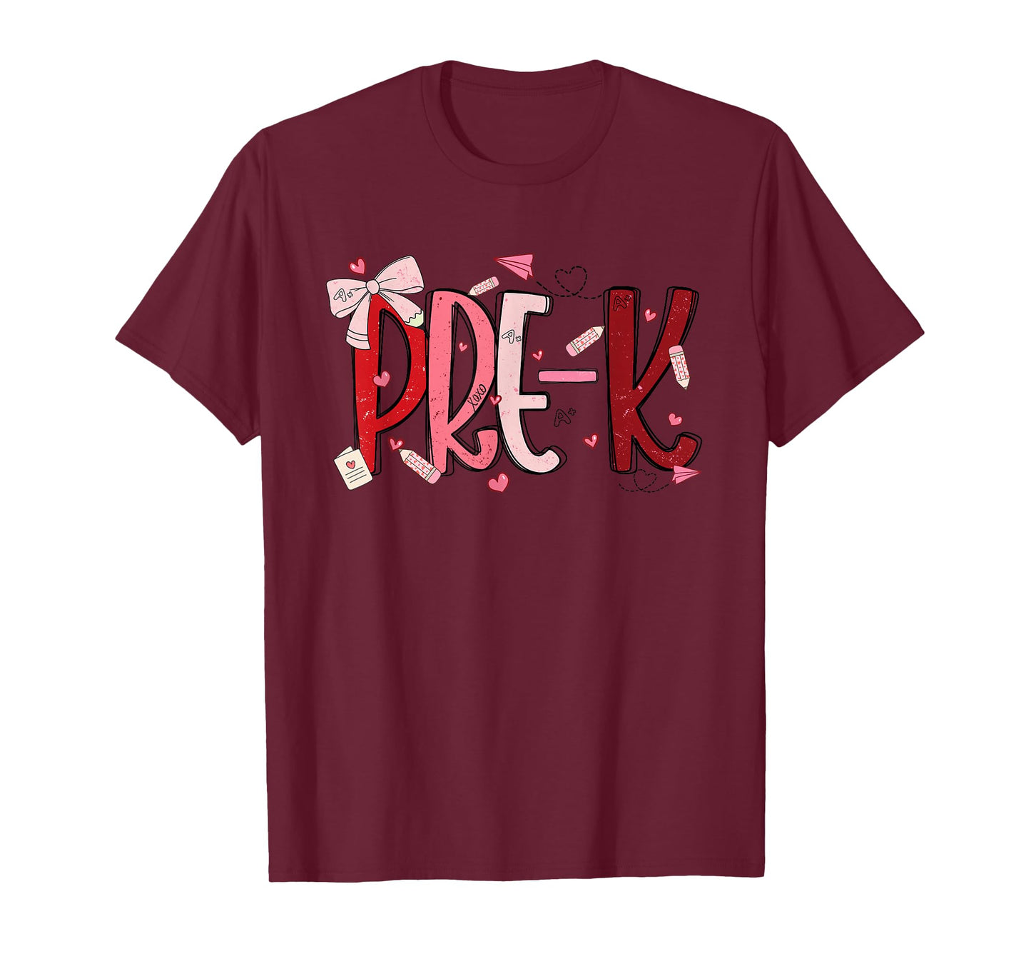 Pre K Valentine tee for Teachers T-Shirt
