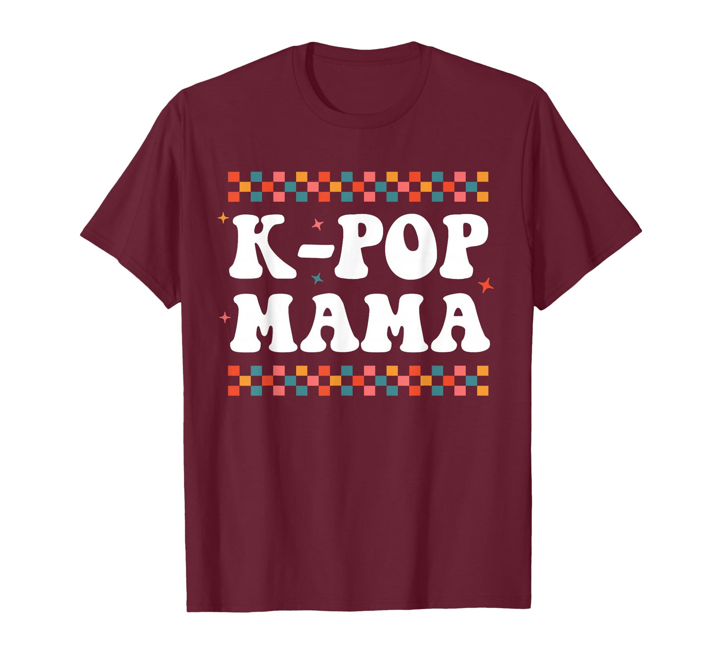 K-Pop Mama Cute Funny K-pop Music Drama Korean Mom Womens T-Shirt