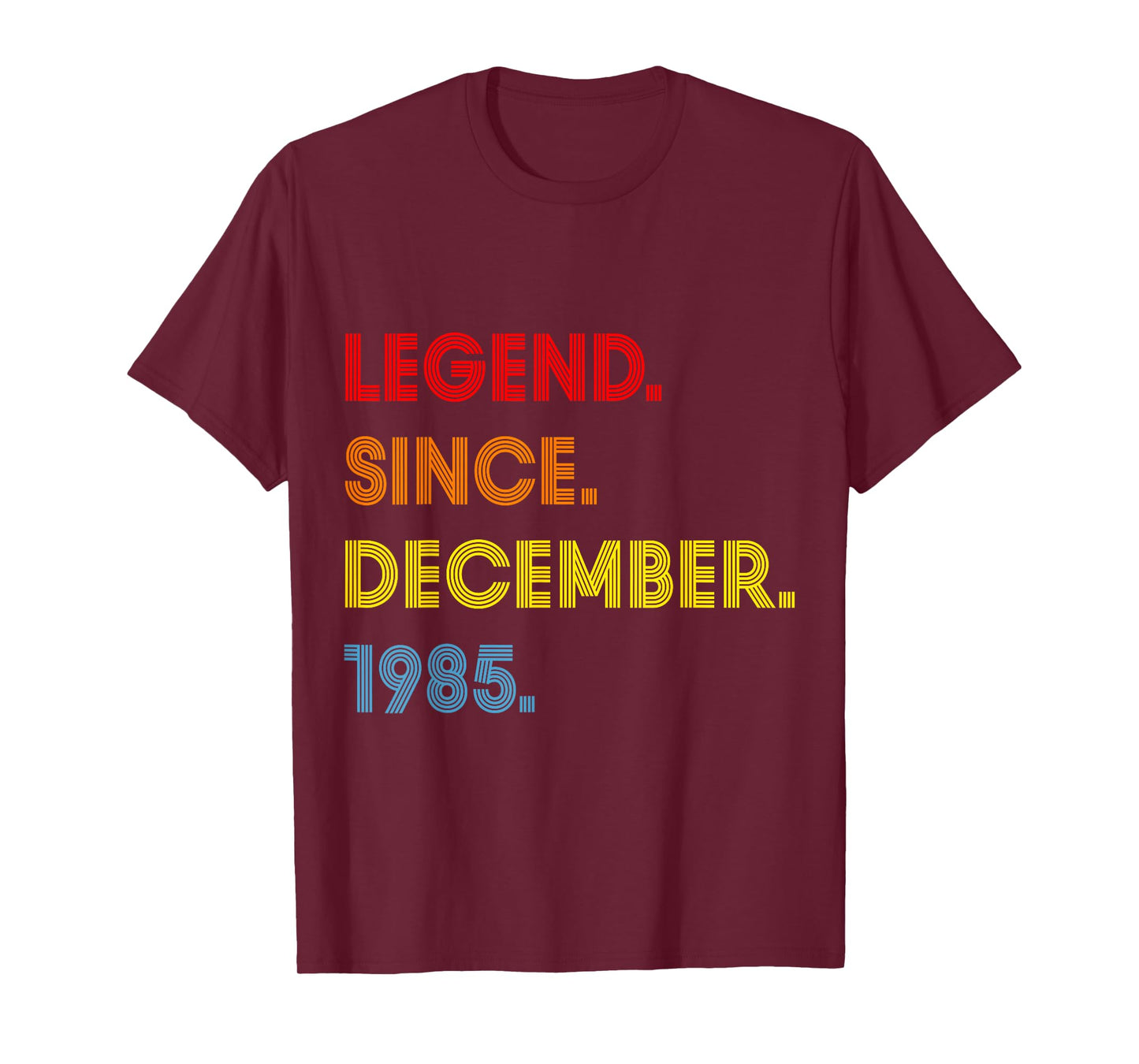 40 Year Old Legend Since December 1985 40th Birthday Men T-Shirt