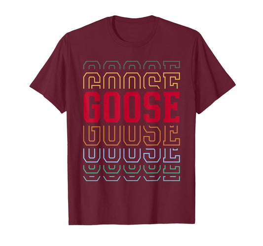 Goose Layered Text Costume Animal Lover T-Shirt