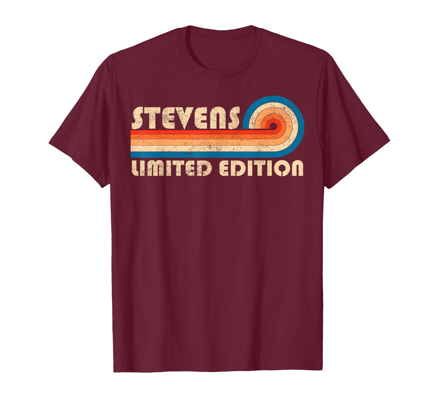 Stevens Surname Retro Vintage 80s 90s Birthday Reunion T-Shirt