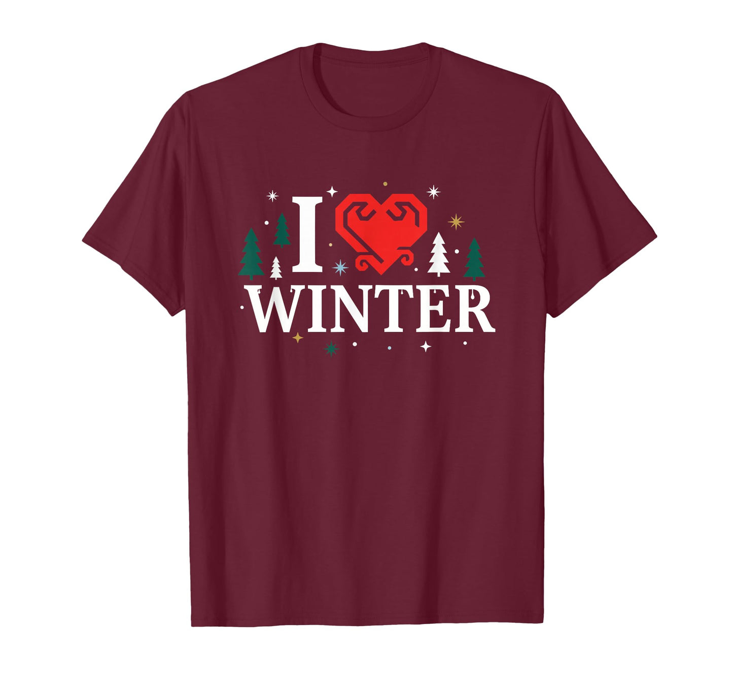 I Heart Winter, I Love Winter T-Shirt