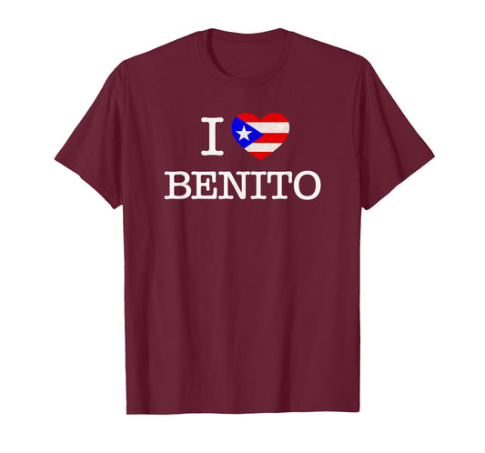 I Love Benito, I Heart Benito T-Shirt