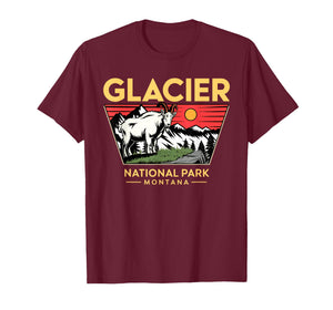 Glacier National Park Mountain Goat for Nature Lovers T-Shirt