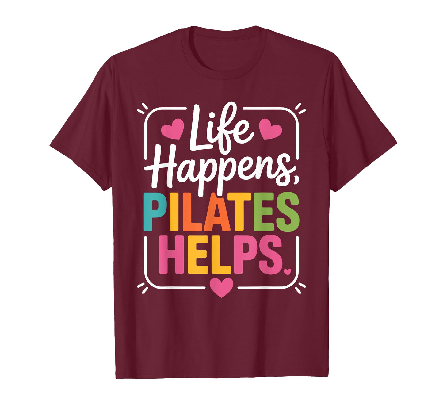 Funny Pilates Art for Men Women Pilates Club Pilates Lover T-Shirt