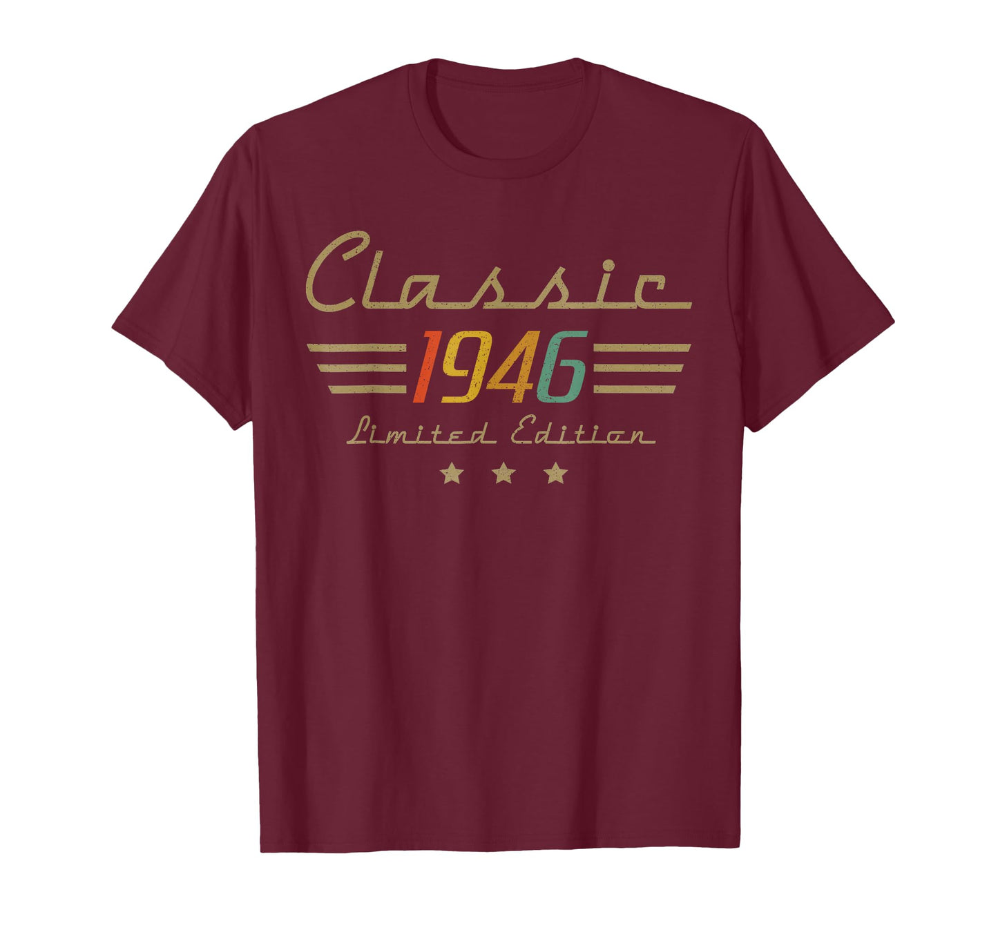 Vintage 1946 Classic Legend 80 Year Old 80th Birthday Dad T-Shirt