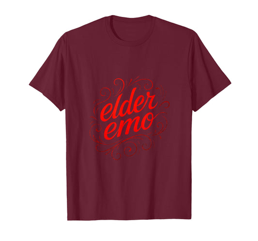 Elder Emo - Gothic Vintage Minimalist Art T-Shirt