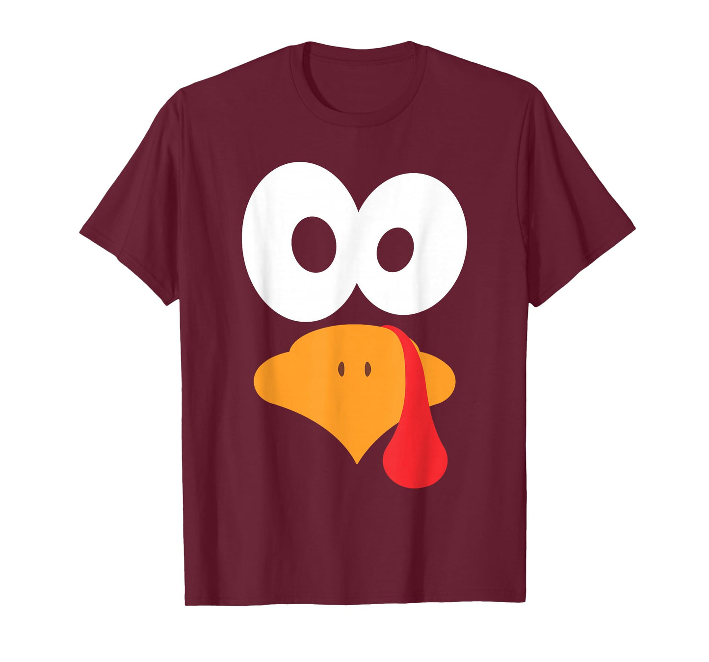Thanksgiving Turkey Face Matching Family Costume Cute Kids T-Shirt