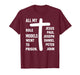 All My Role Models Went to Prison Jesus Bible (on Back) T-Shirt