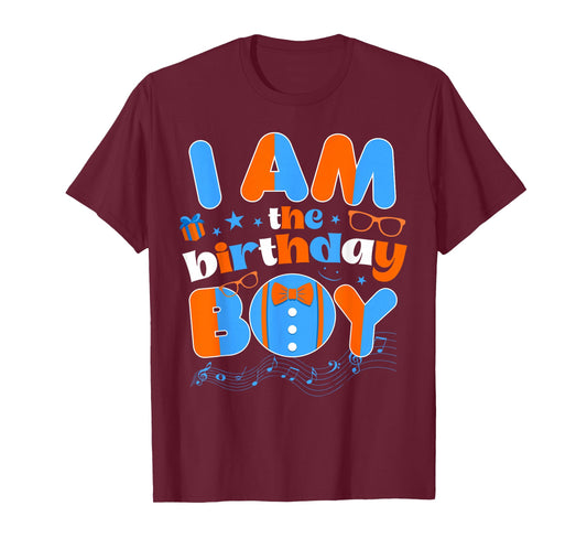 I Am The Birthday Boy Matching Family Blippy Funny T-Shirt