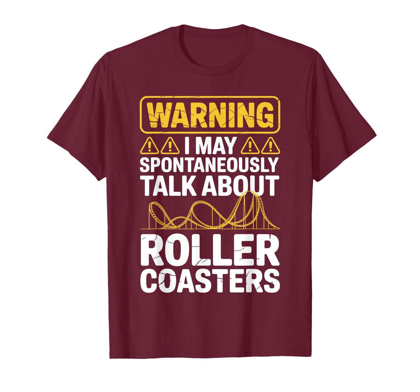 Cool Roller Coaster Art for Men Women Roller Coaster Lover T-Shirt