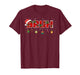 Bruh Funny Christmas Red Plaid Teens Boys Kids Xmas Pajamas T-Shirt