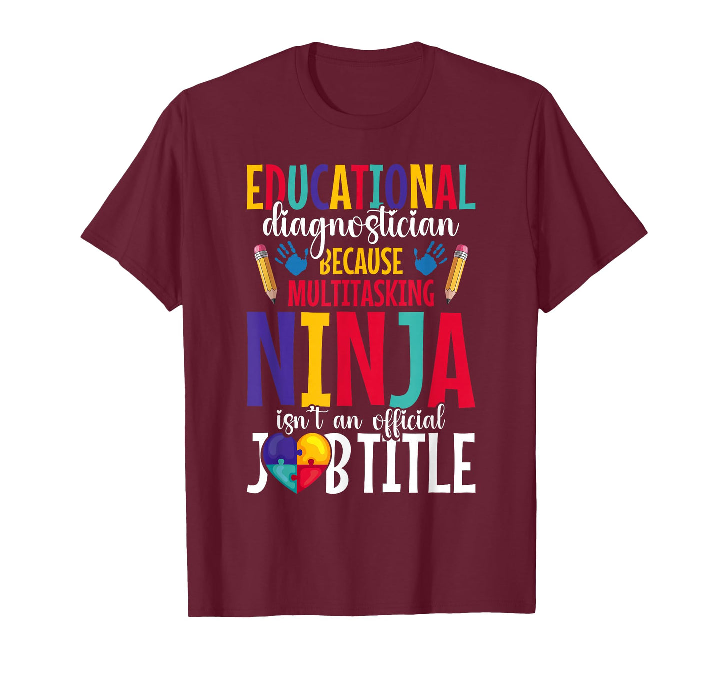 DIAG School Worker Job Title Educational Diagnostician T-Shirt