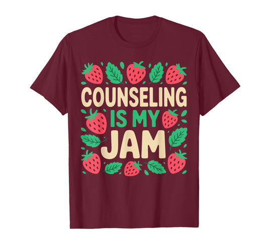 Counseling is My Jam Psych Mental Health Counselor T-Shirt