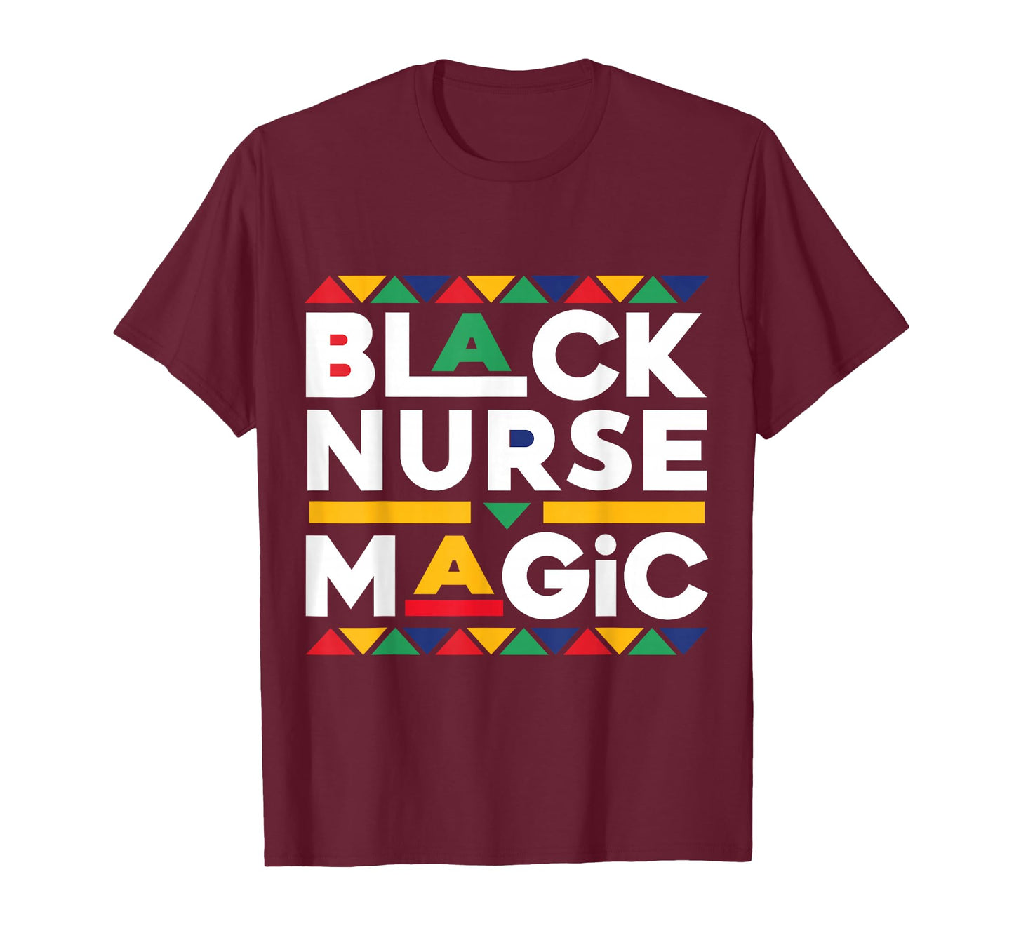 Pride Black Nurse Magic Black History Month Nurse T-Shirt