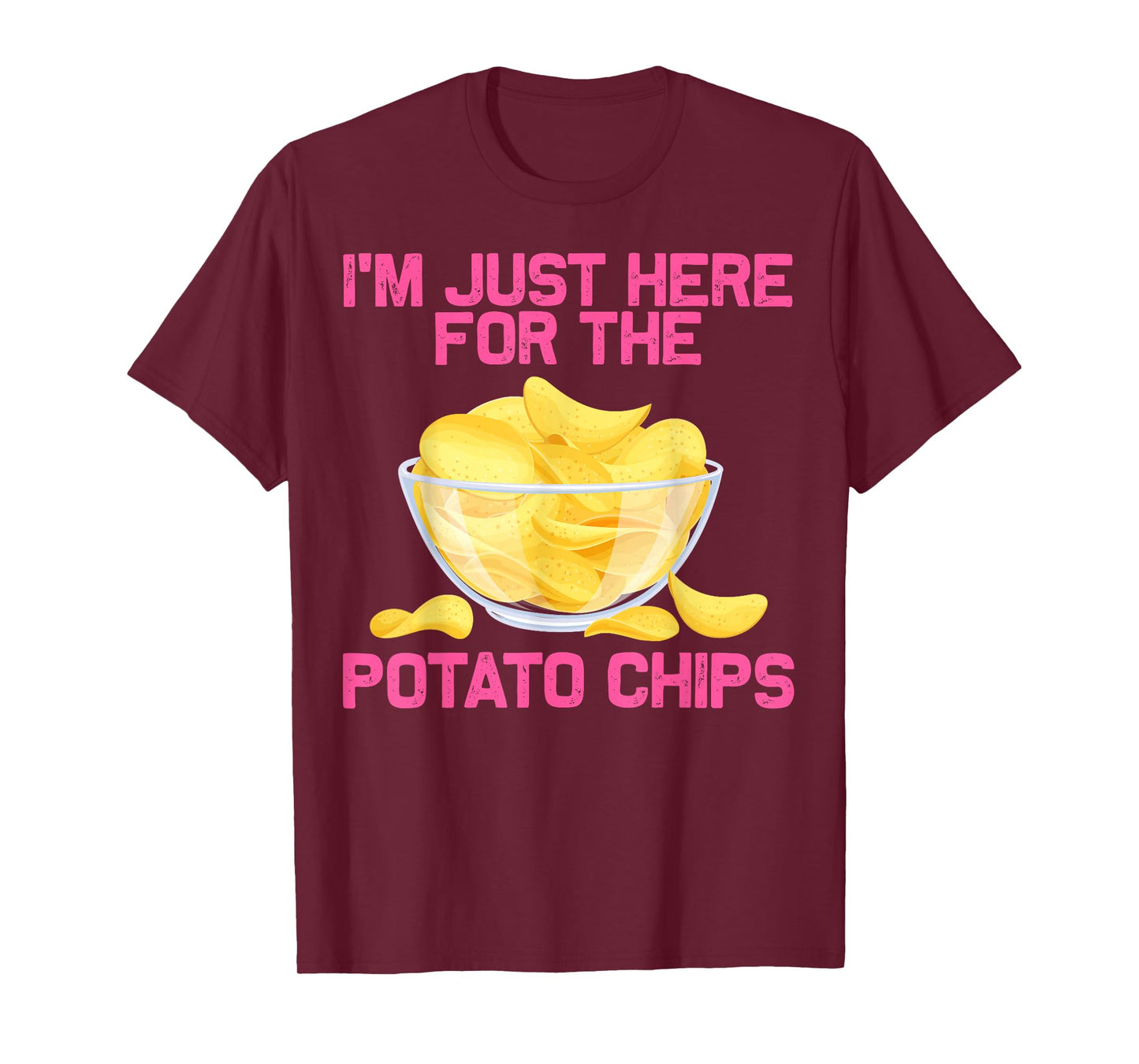 Cool Potato Chips Art for Men Women Kids Potato Chips Lover T-Shirt